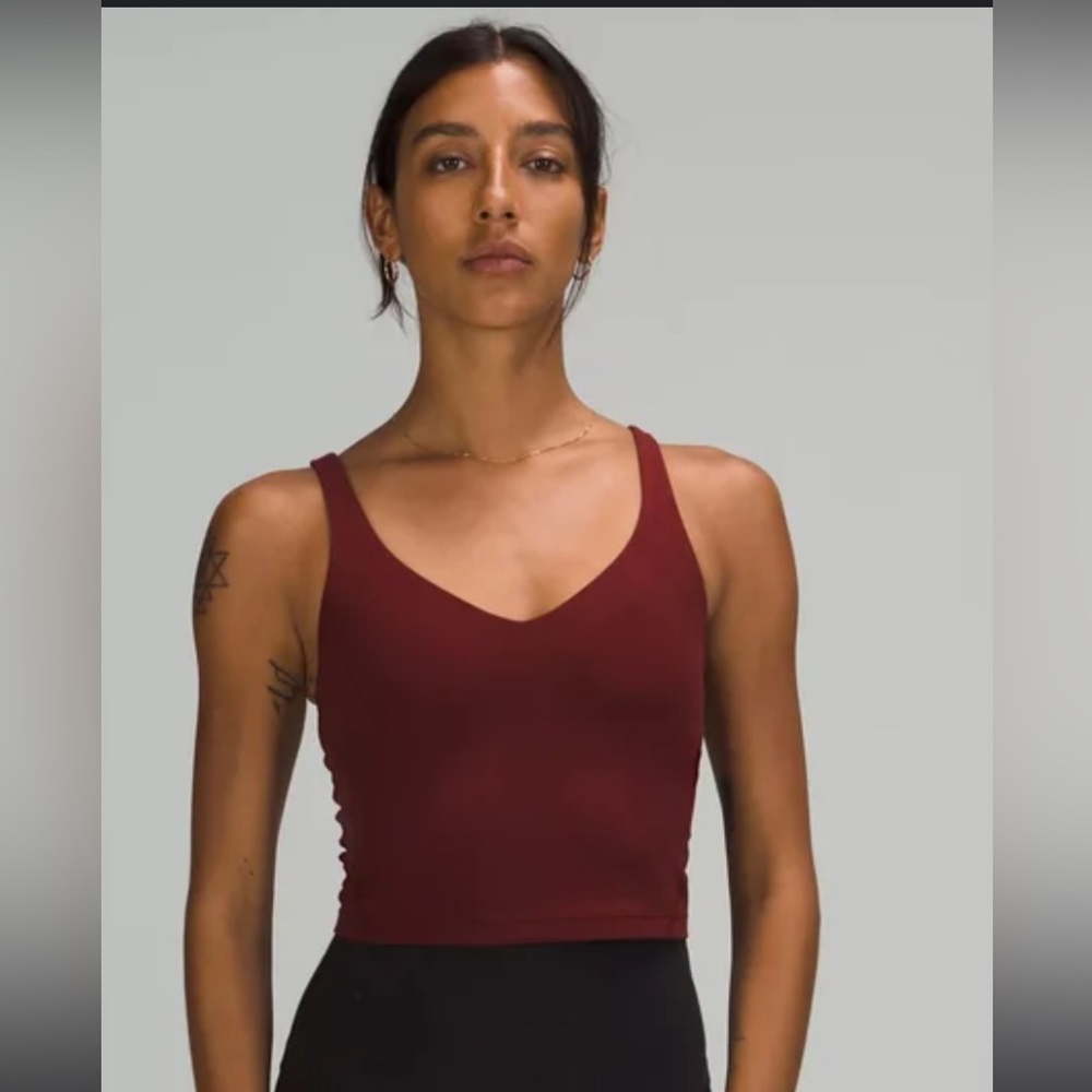 Lululemon align tank burgundy